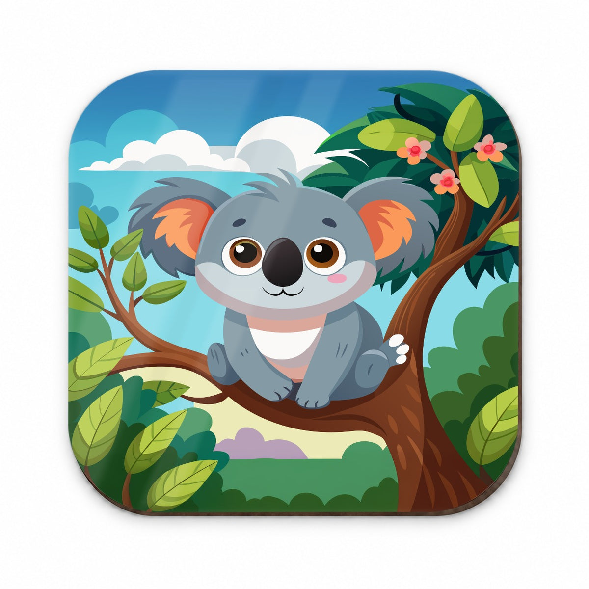 Koala Cute in Tree Fridge Magnet