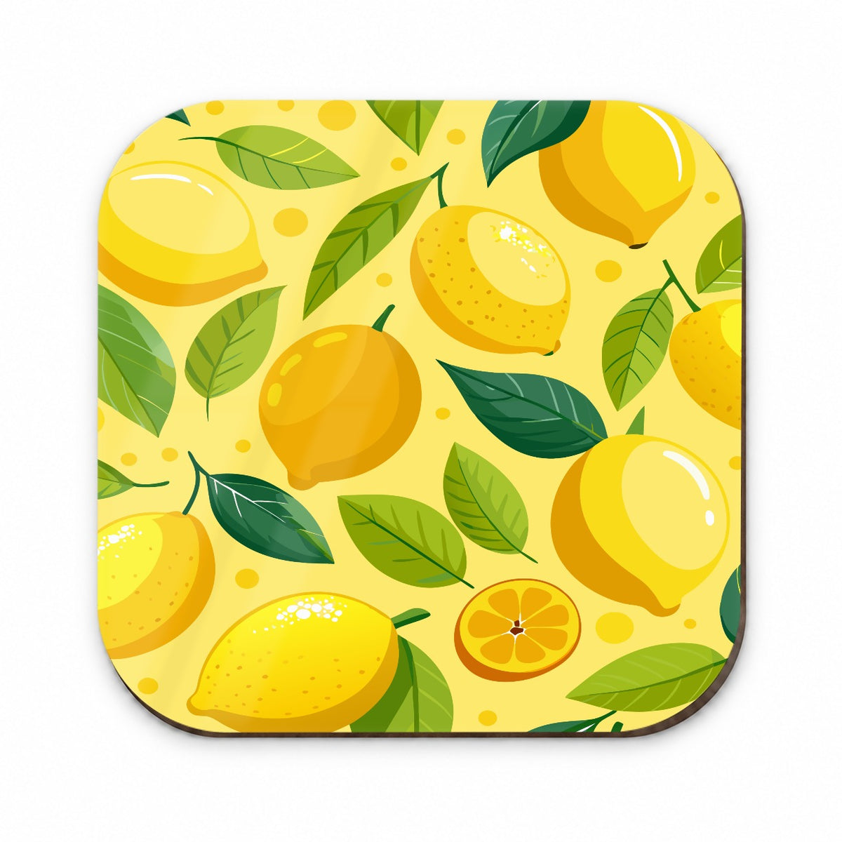 Lemons Fruit Scattered Pattern Fridge Magnet