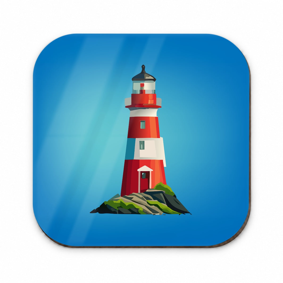 Lighthouse Light House Red White Fridge Magnet