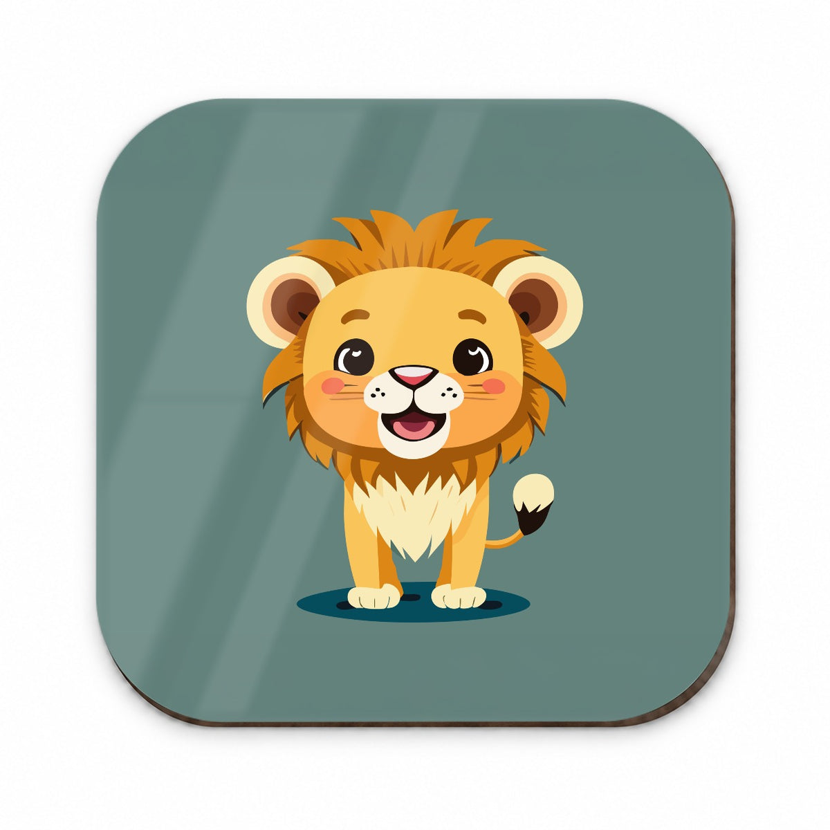 Lion Baby Smiling Standing Fridge Magnet
