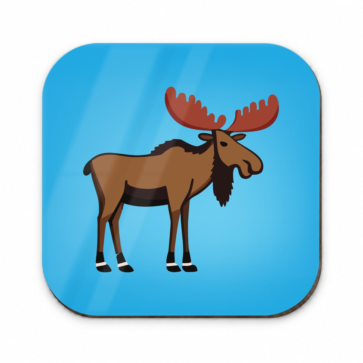Moose Profile Fridge Magnet