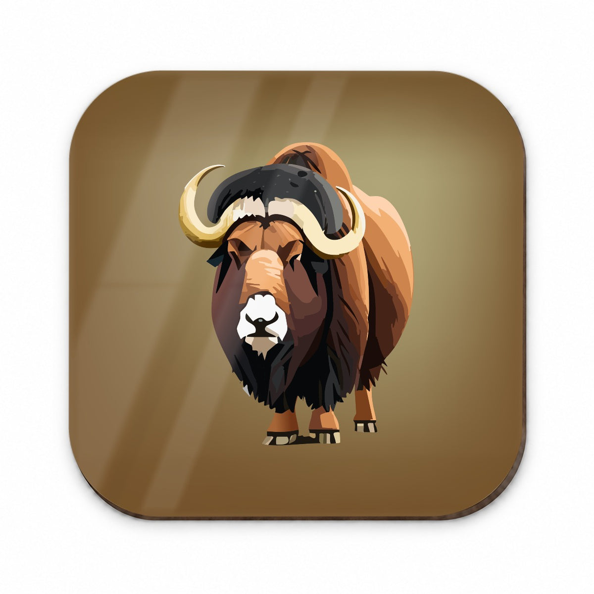 Muskox Musk Ox Shaggy Arctic Animal Fridge Magnet