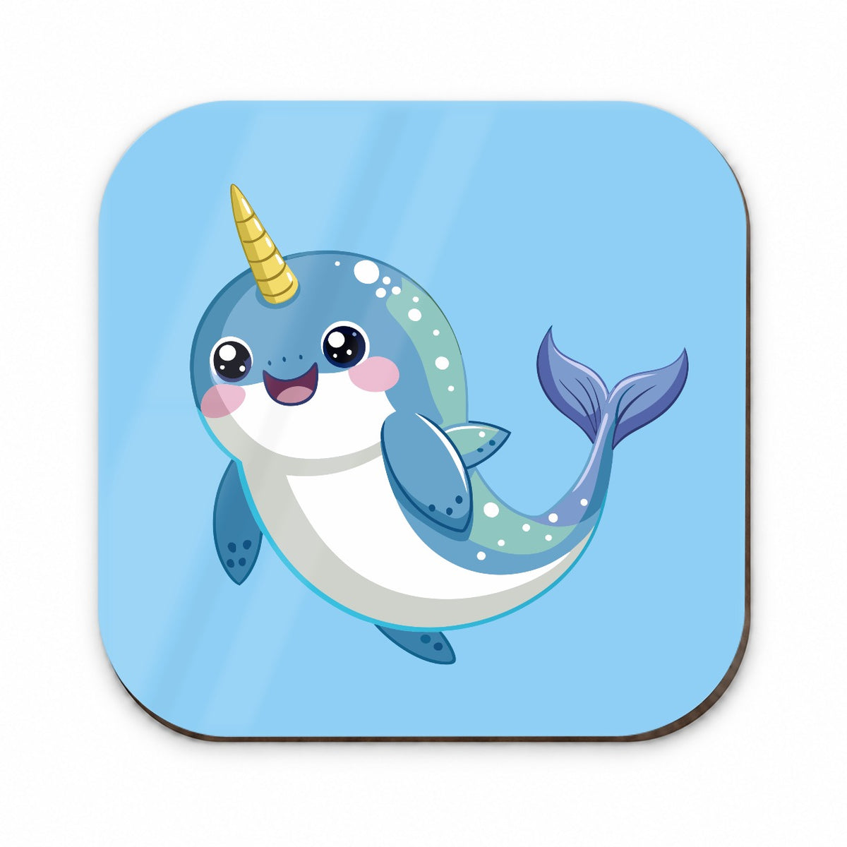 Narwhal Cute Chibi Fridge Magnet