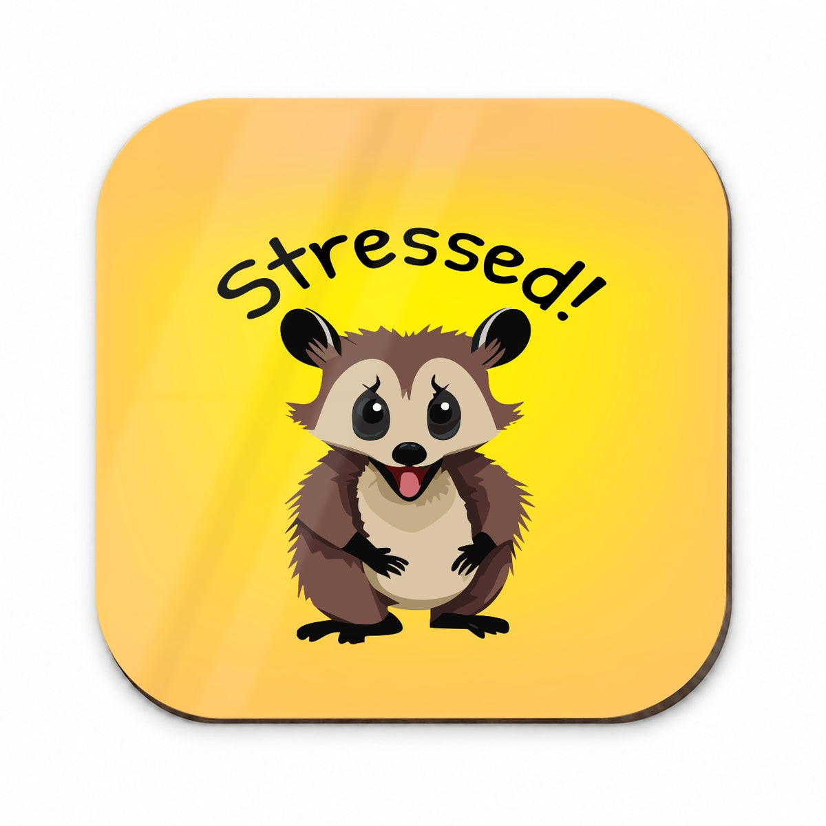 Opossum Possum Stressed Funny Fridge Magnet