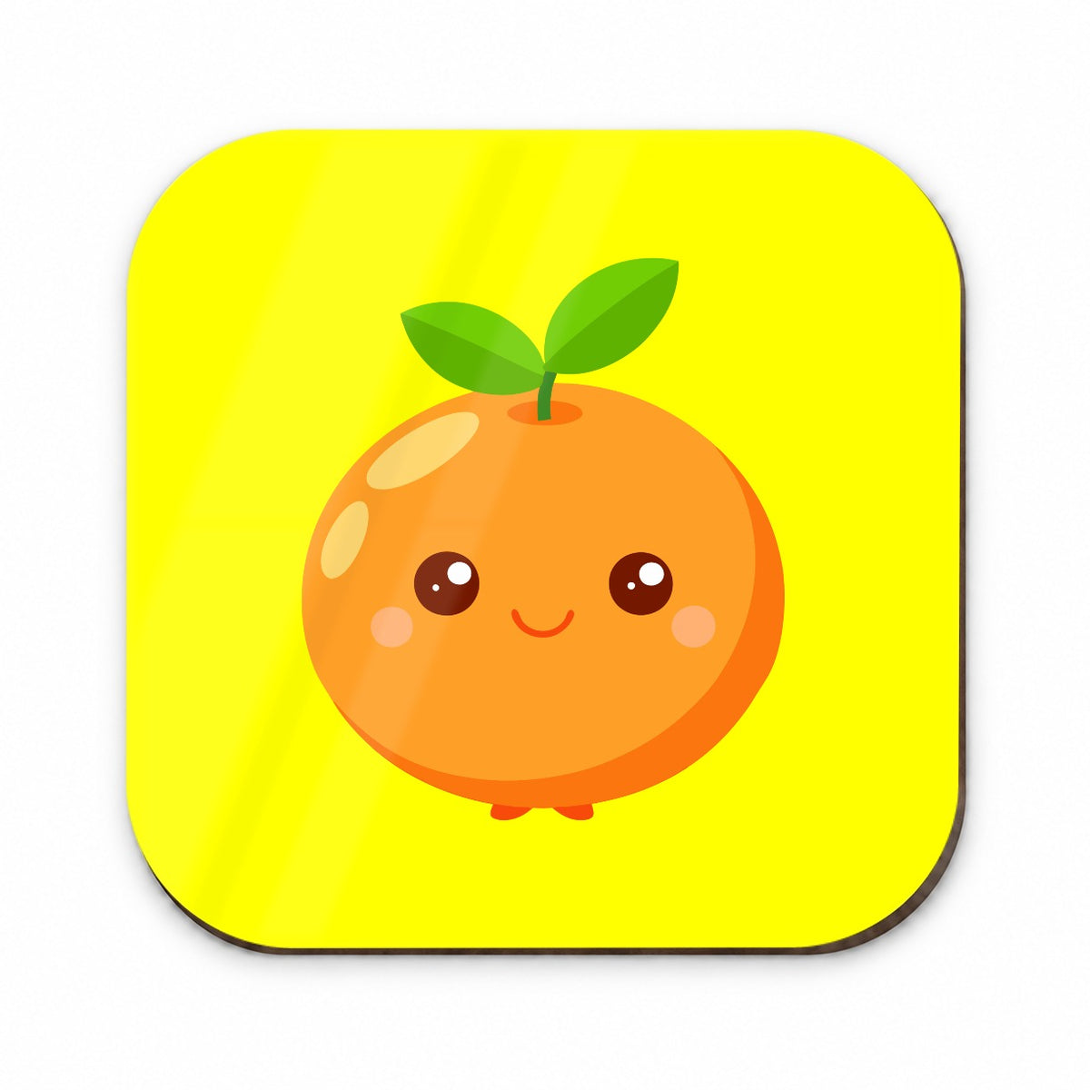 Orange Cute Happy Fruit Fridge Magnet