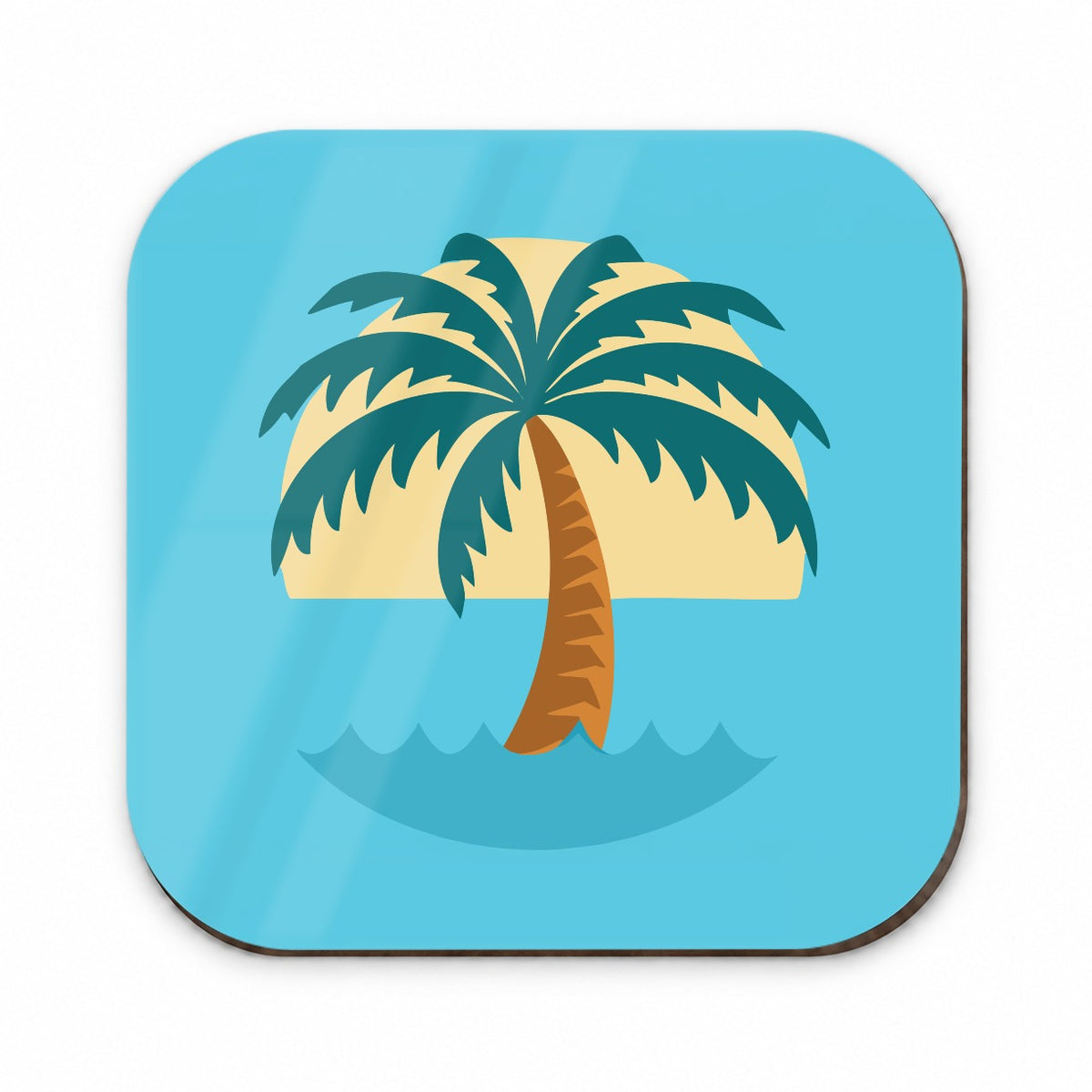 Palm Tree Ocean Tropical Vacation Fridge Magnet