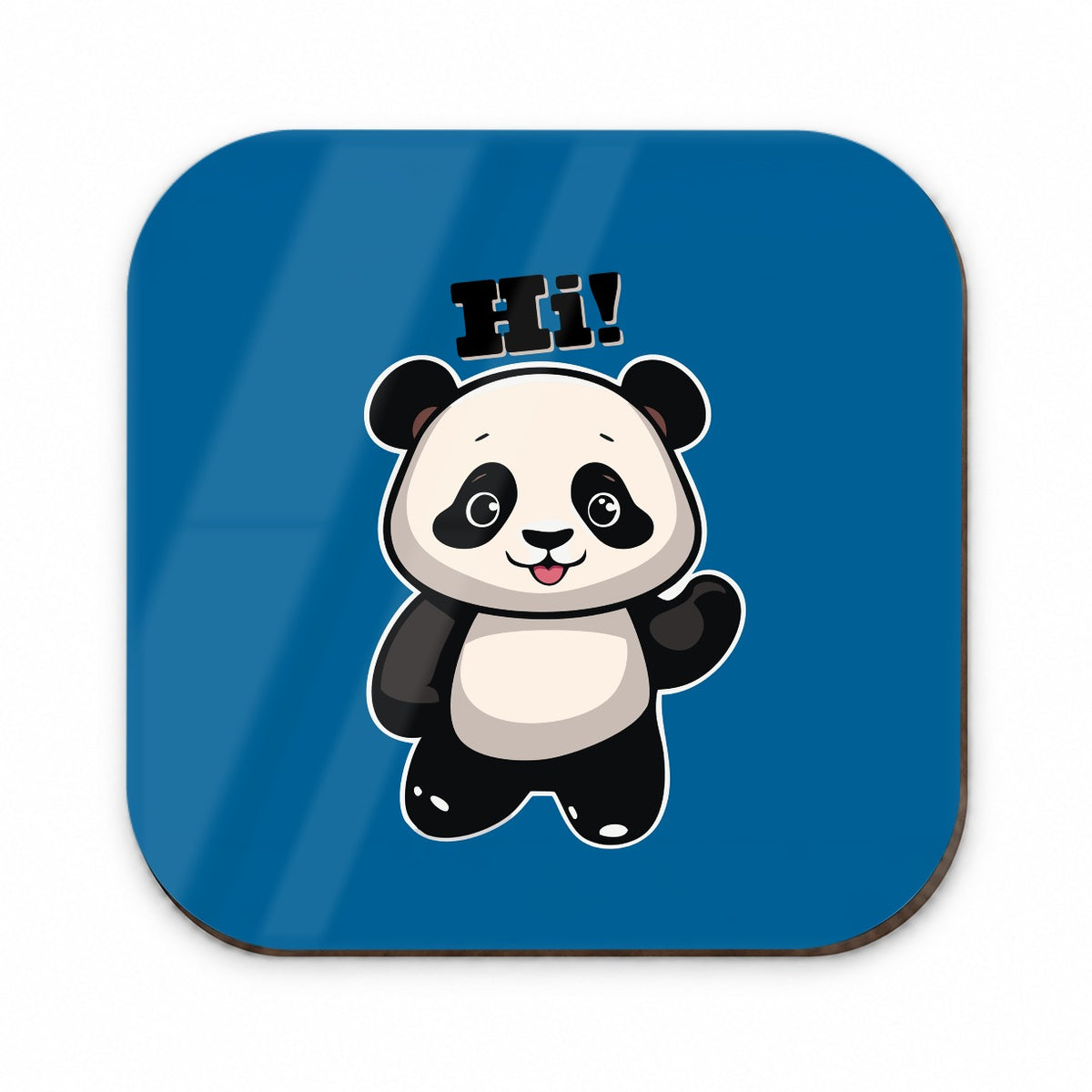 Panda Waving Hi Hello Greetings Friend Fridge Magnet