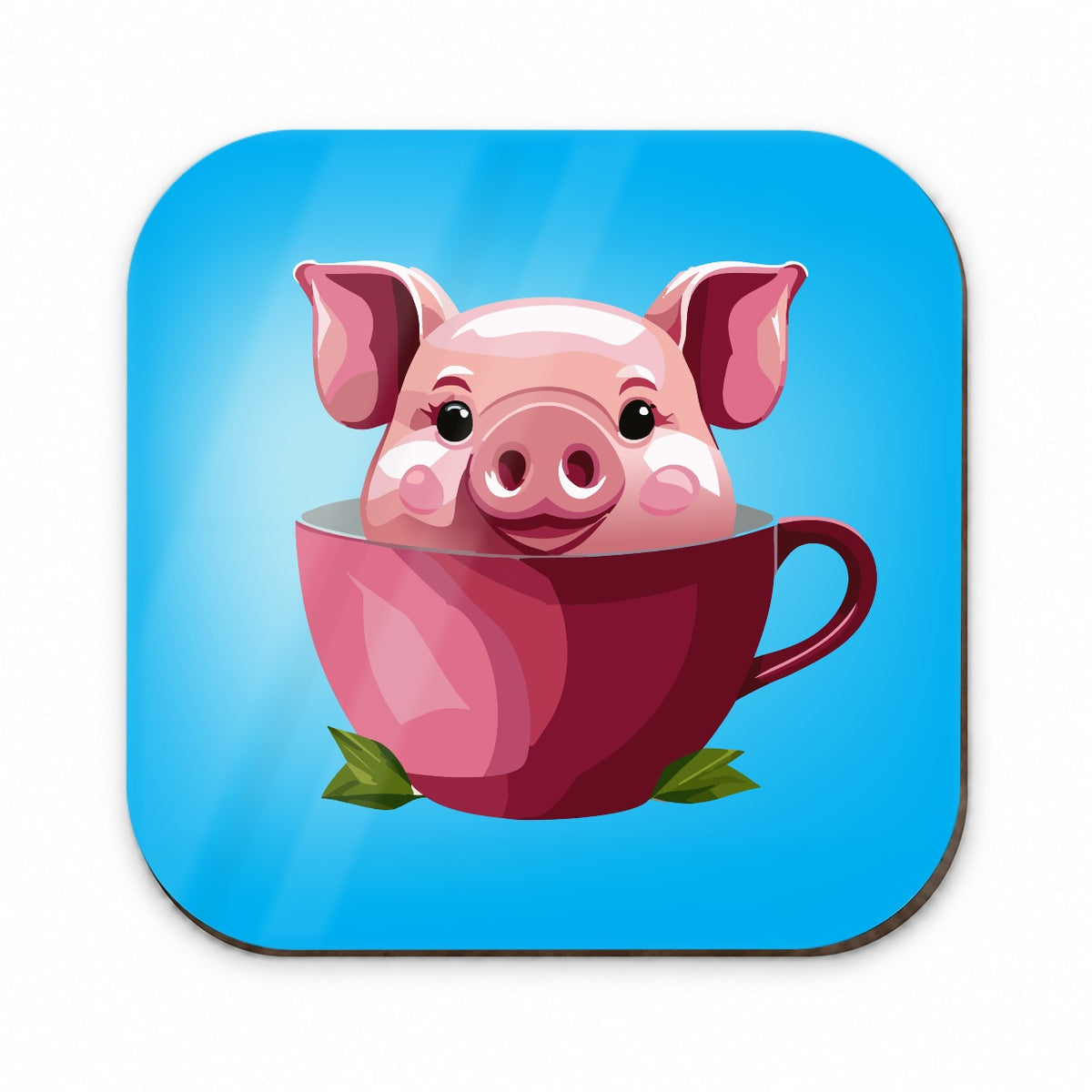 Pig Teacup Fridge Magnet