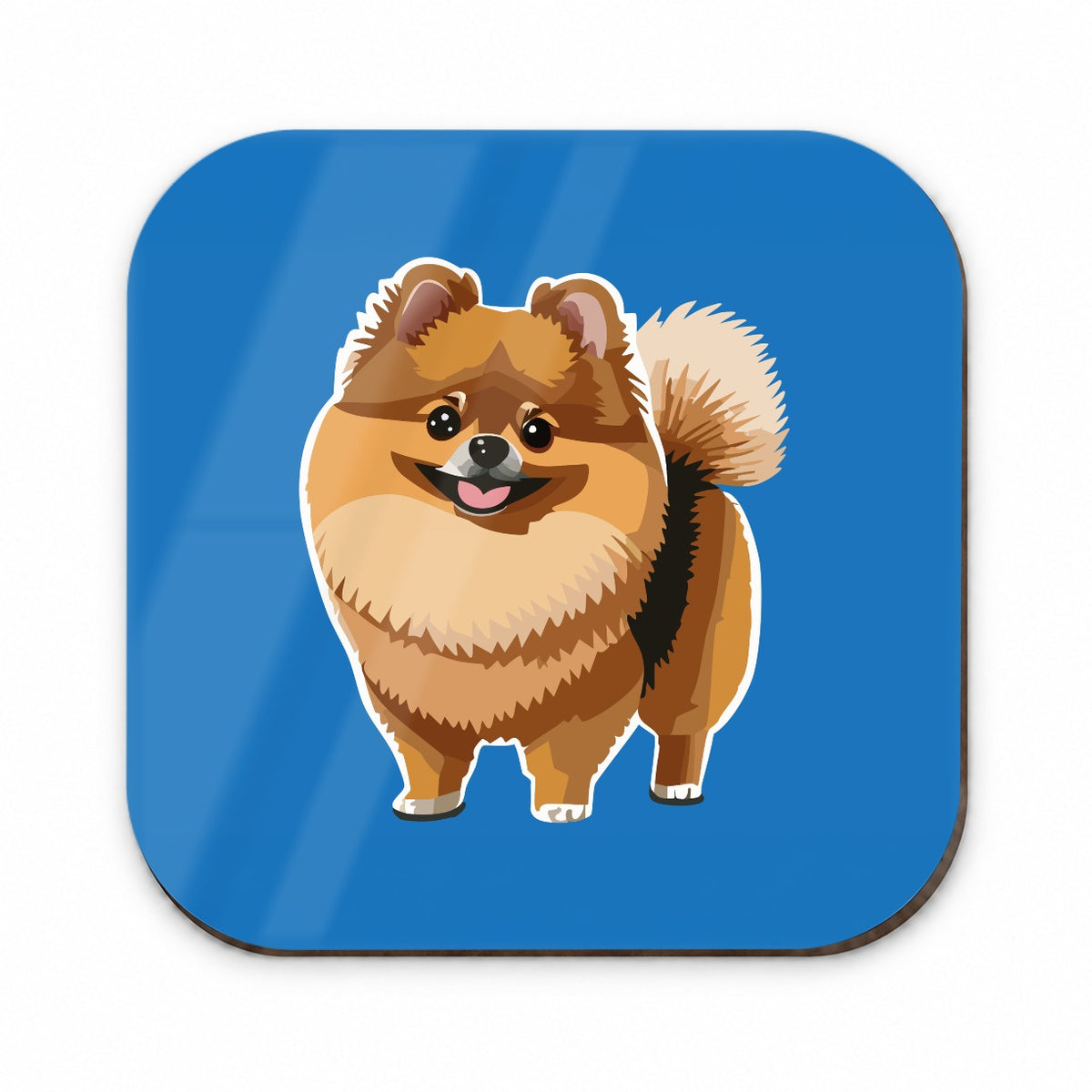Pomeranian Dog Standing Fridge Magnet