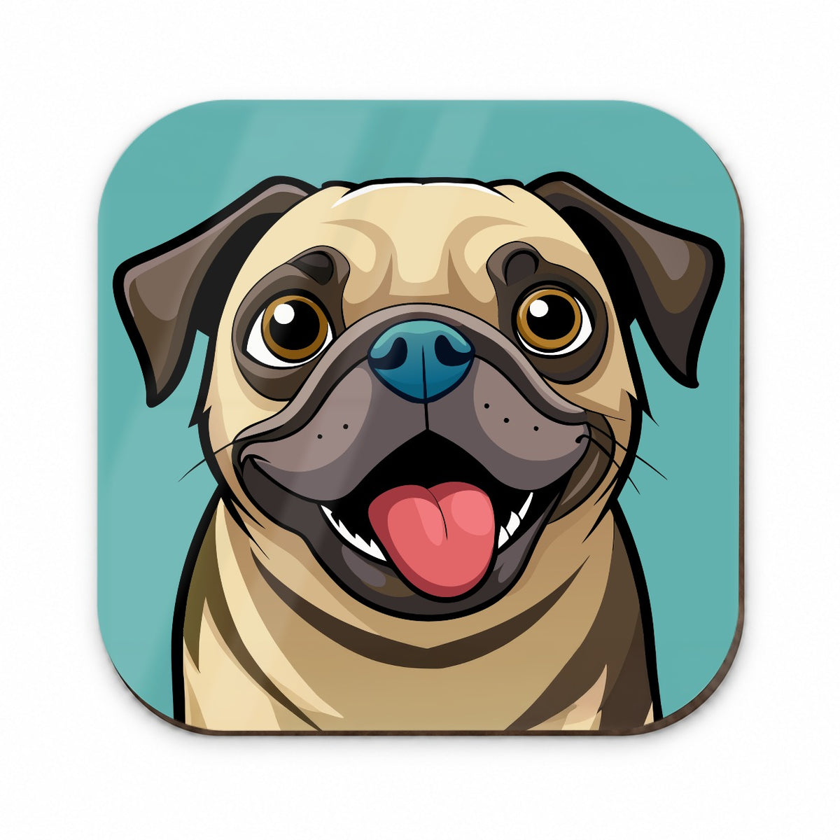 Pug Cute Sticking out Tongue Fridge Magnet