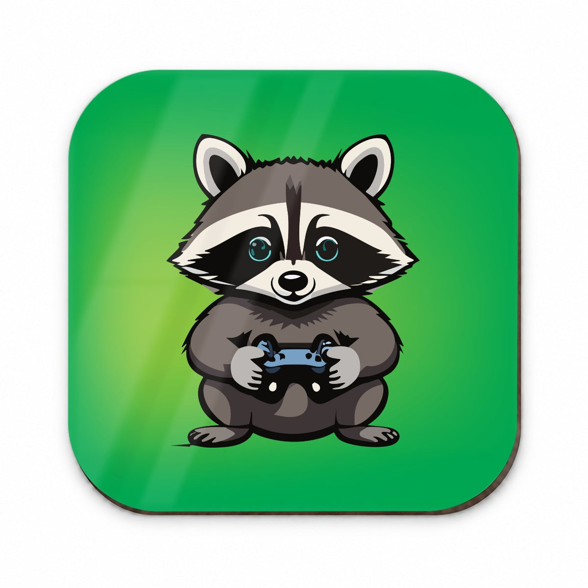 Raccoon Gamer Gaming Playing Game Fridge Magnet