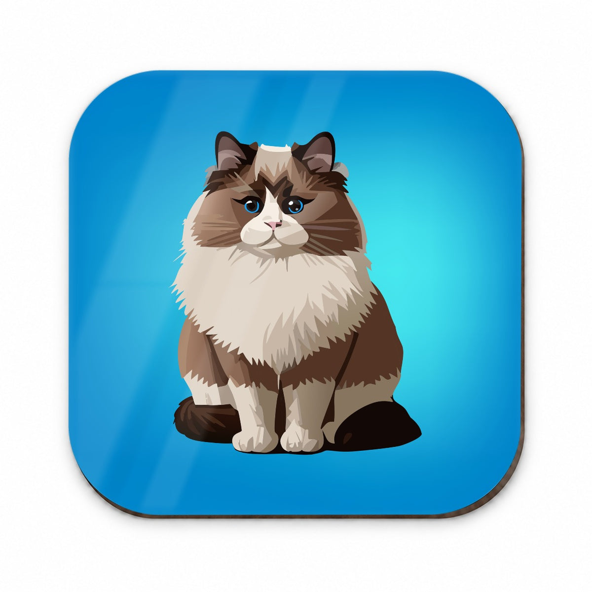 Ragdoll Cat Sitting Fridge Magnet