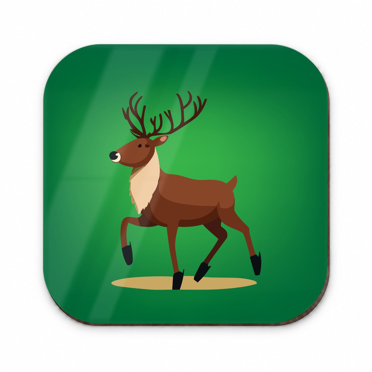 Reindeer Prancing Christmas Fridge Magnet