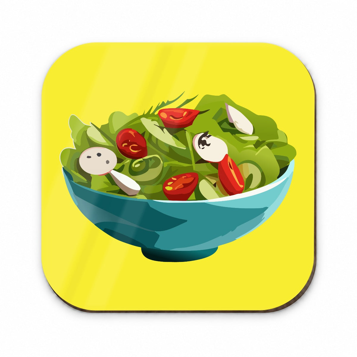 Salad Bowl Vegetables Vegan Vegetarian Fridge Magnet