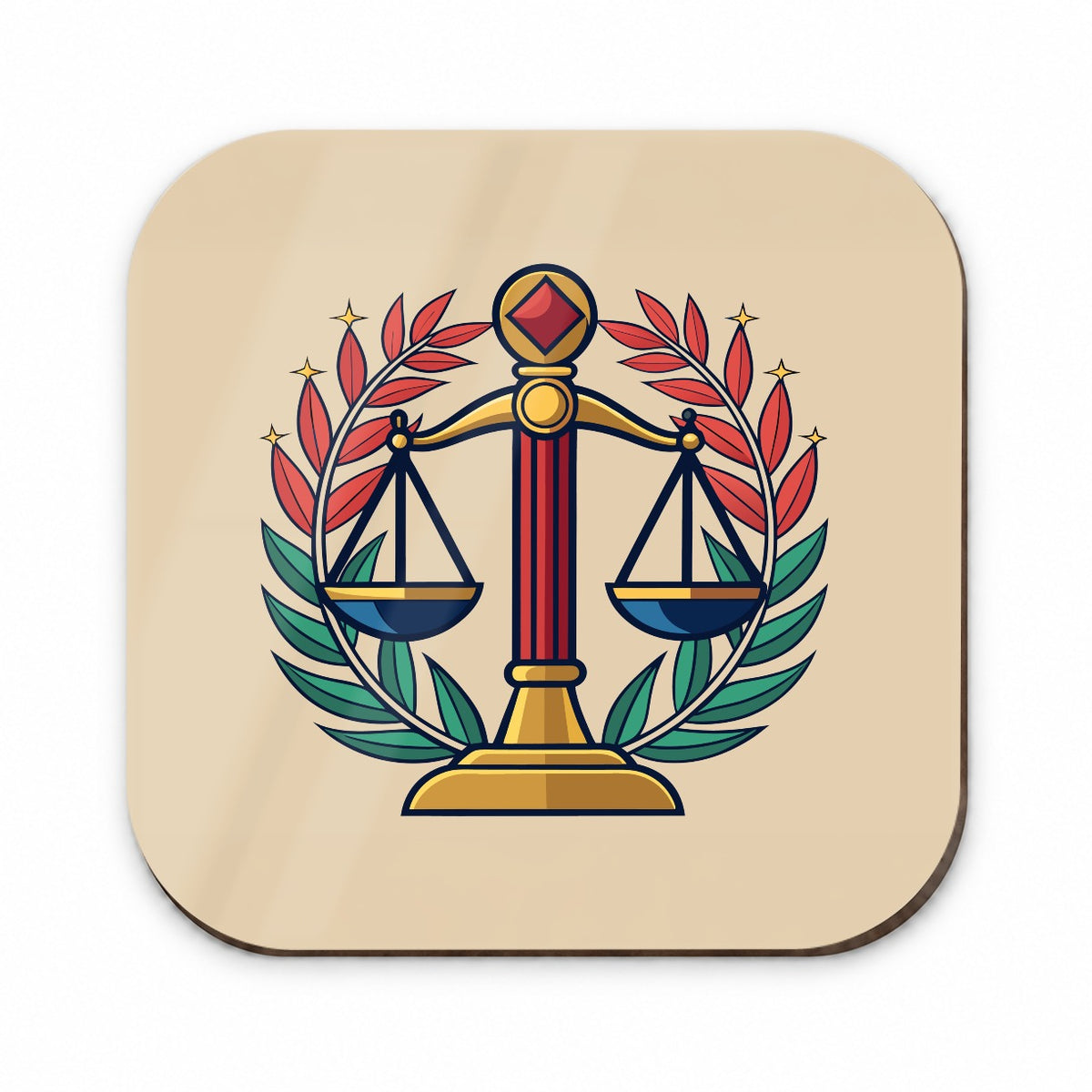 Scales of Justice Fridge Magnet
