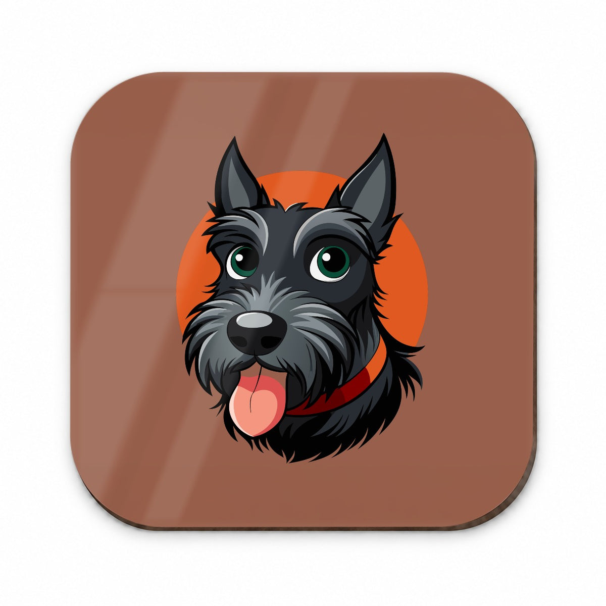 Scottish Terrier Scottie Sticking Out Tongue Fridge Magnet