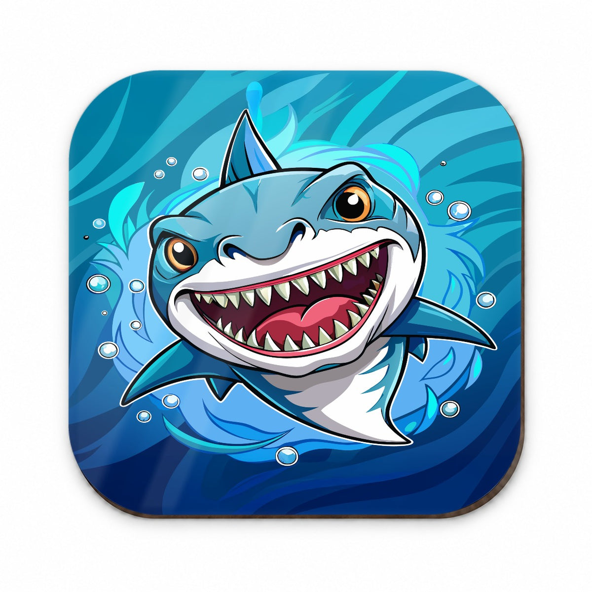Shark in Ocean Scary Fridge Magnet