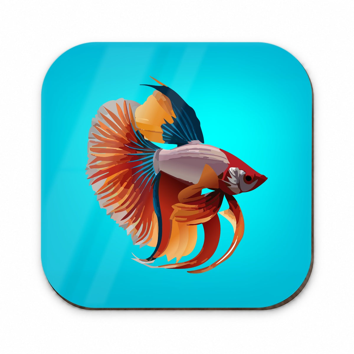 Siamese Fighting Fish Betta Freshwater Fridge Magnet
