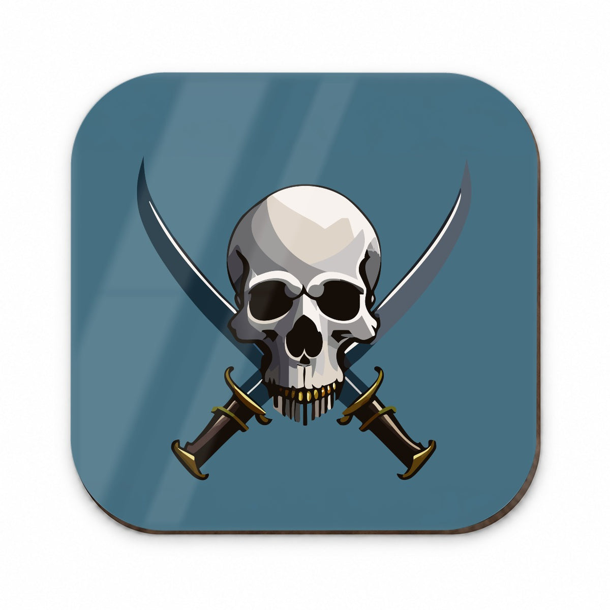 Skull Pirate Crossed Swords Fridge Magnet