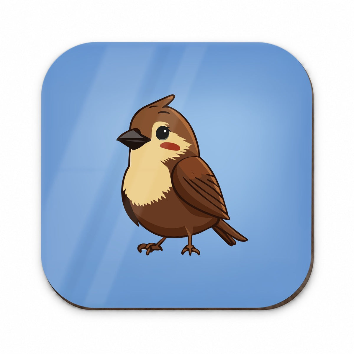 Sparrow Brown Bird Cute Fridge Magnet