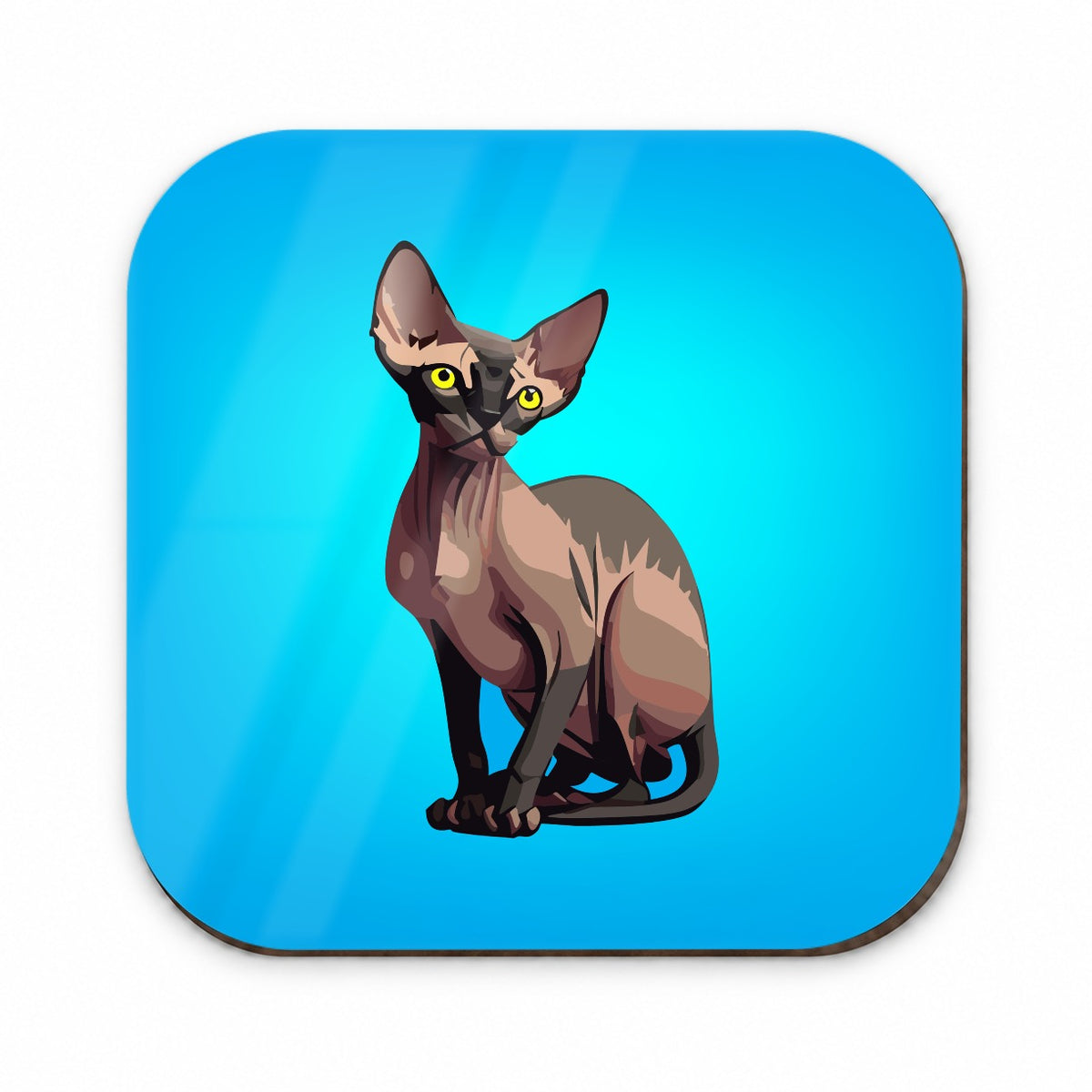 Sphynx Cat Sitting Fridge Magnet