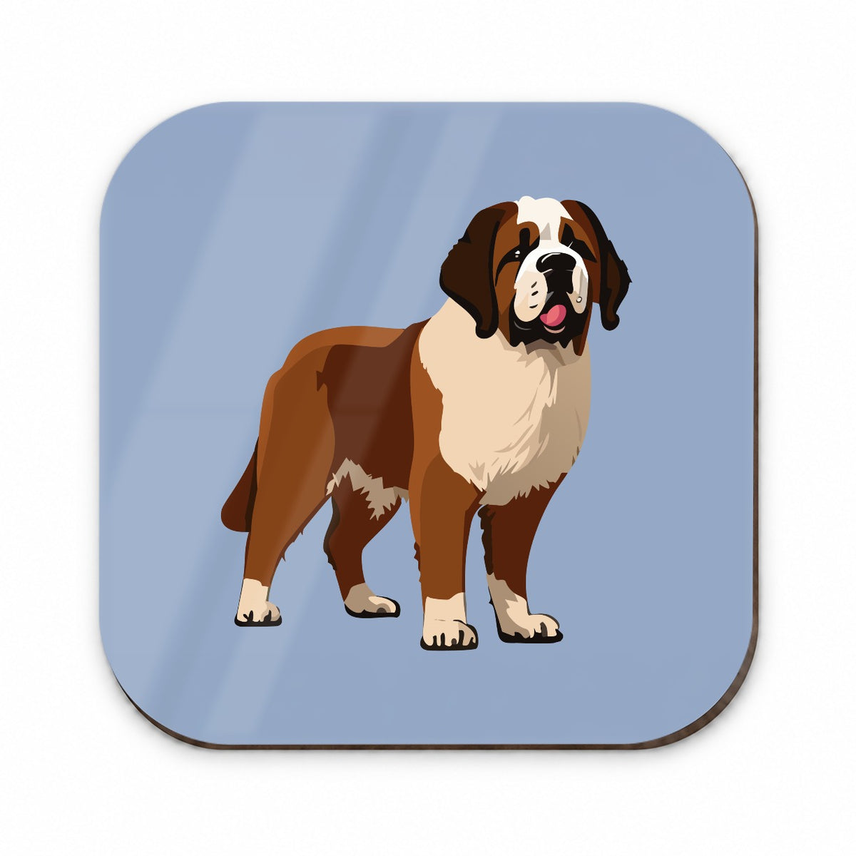 St Bernard Dog Standing Fridge Magnet