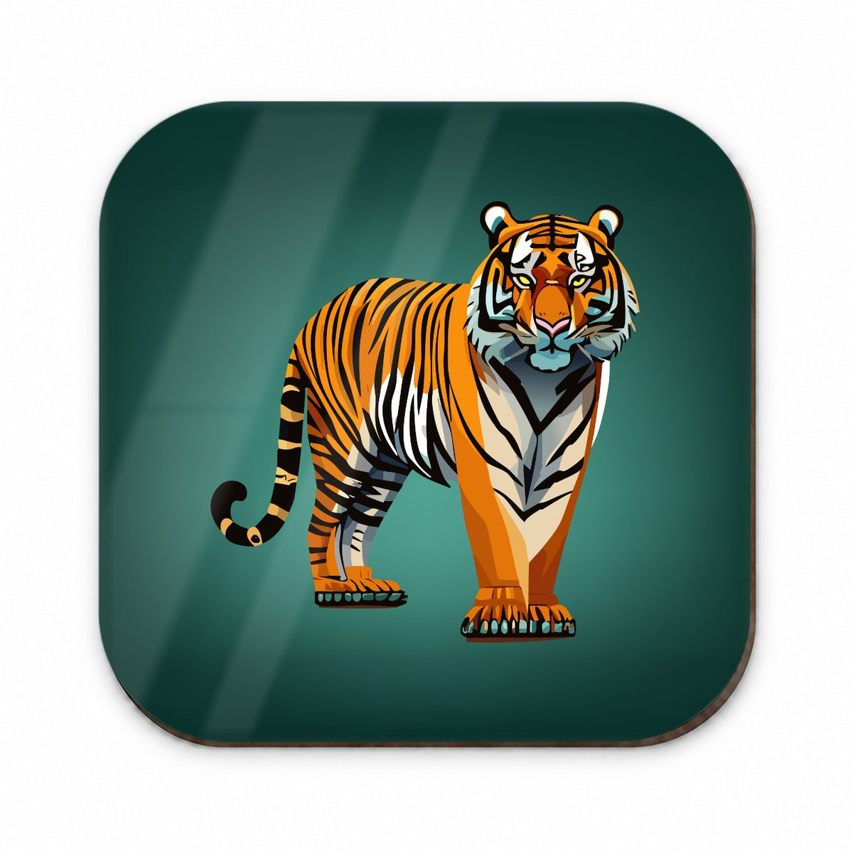 Standing Tiger Fridge Magnet