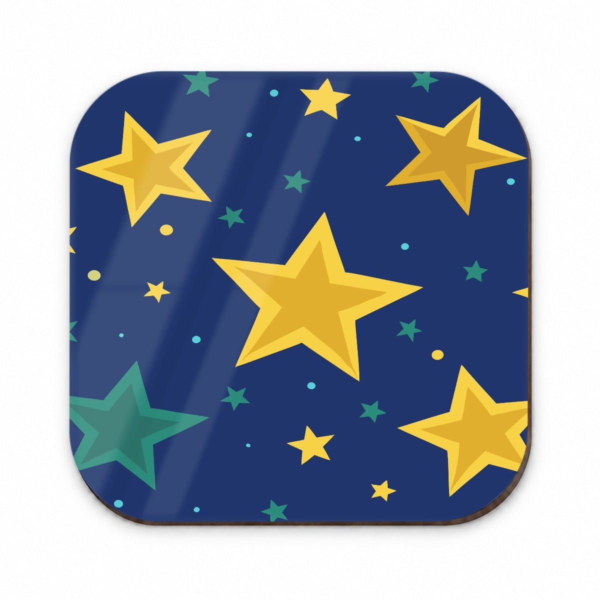 Stars Scattered Background Fridge Magnet