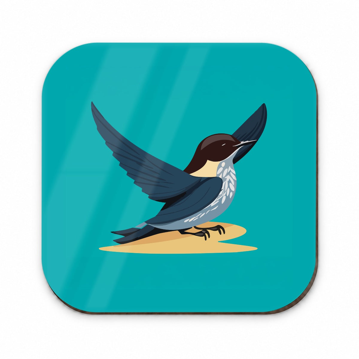 Swallow Bird Blue Fridge Magnet