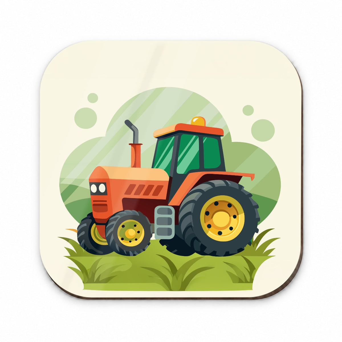 Tractor Cartoon Fridge Magnet