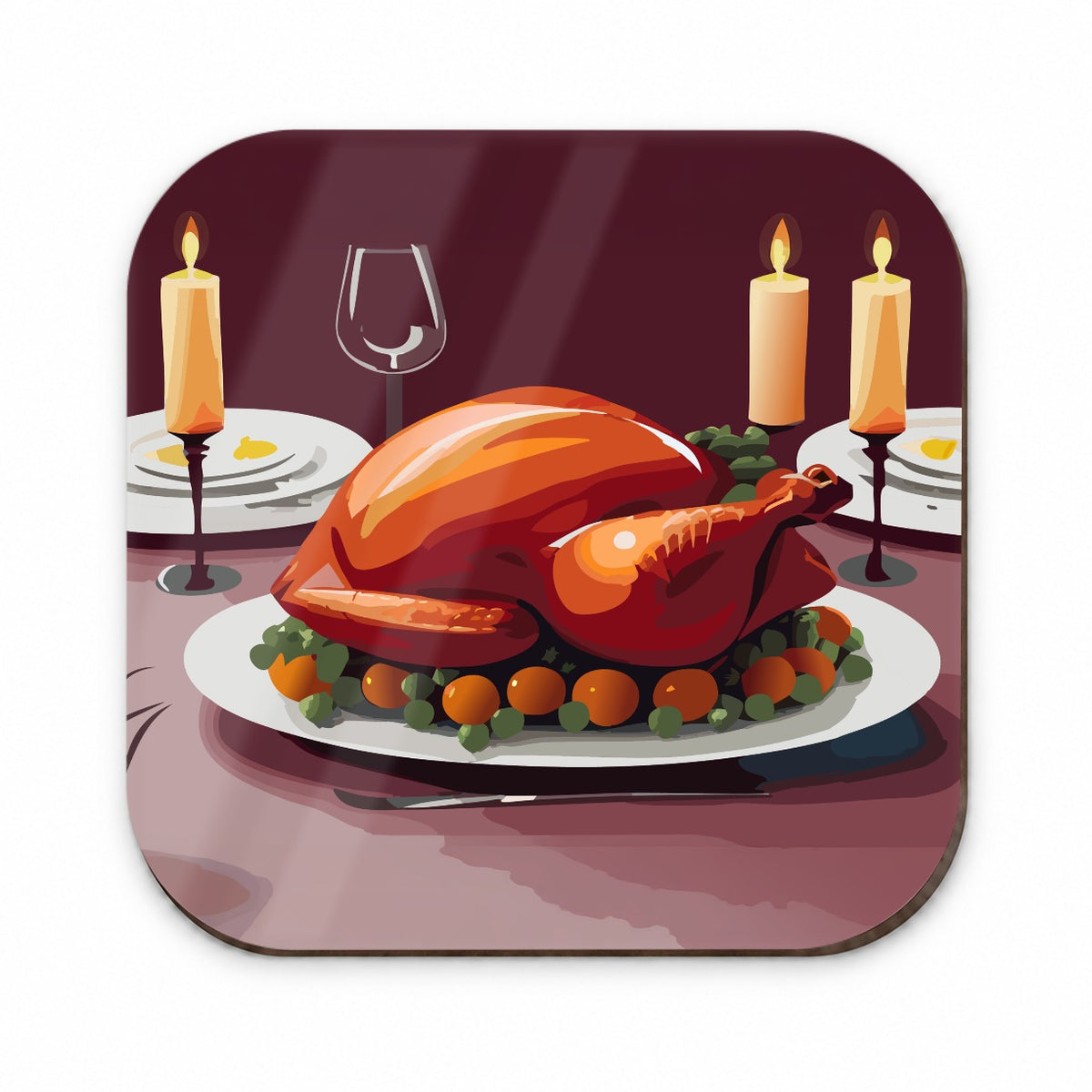 Turkey Thanksgiving Fridge Magnet
