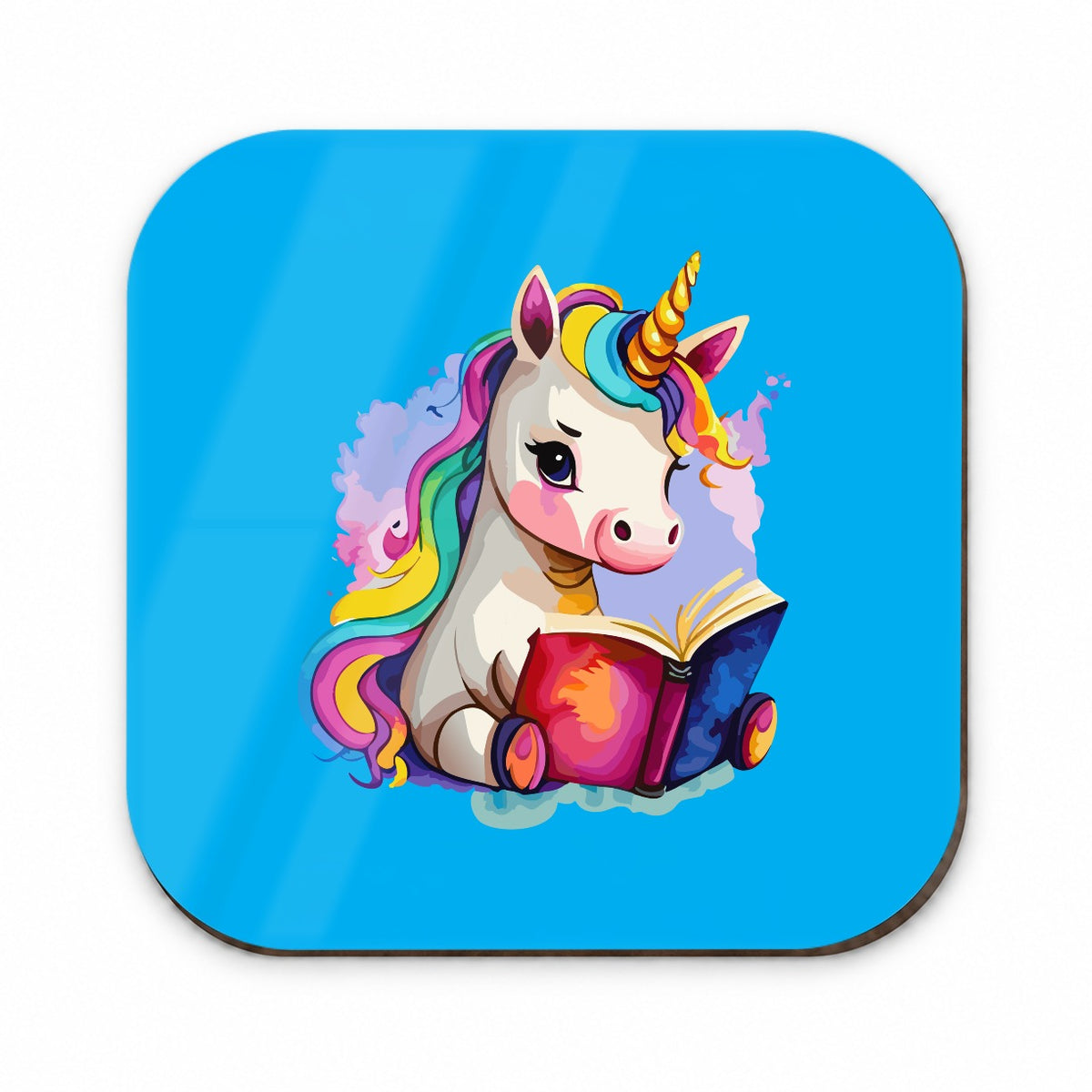 Unicorn Reading Book Reader Fridge Magnet