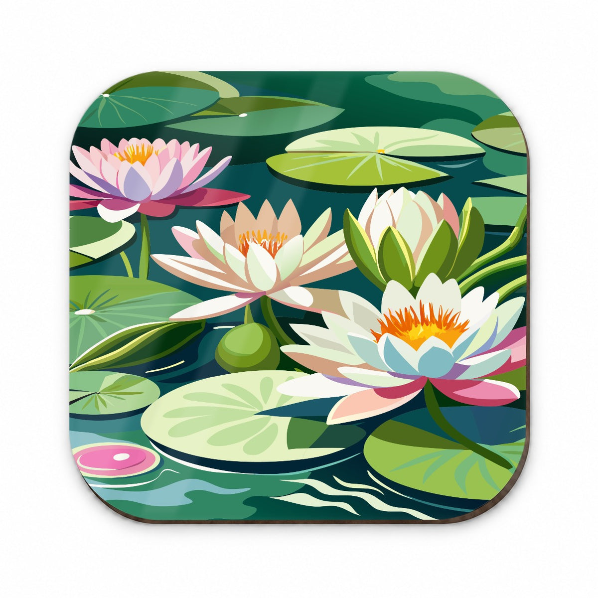 Water Lilies Lily Pond Fridge Magnet