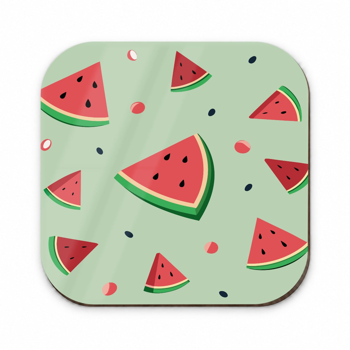 Watermelon Scattered Fruit Fridge Magnet