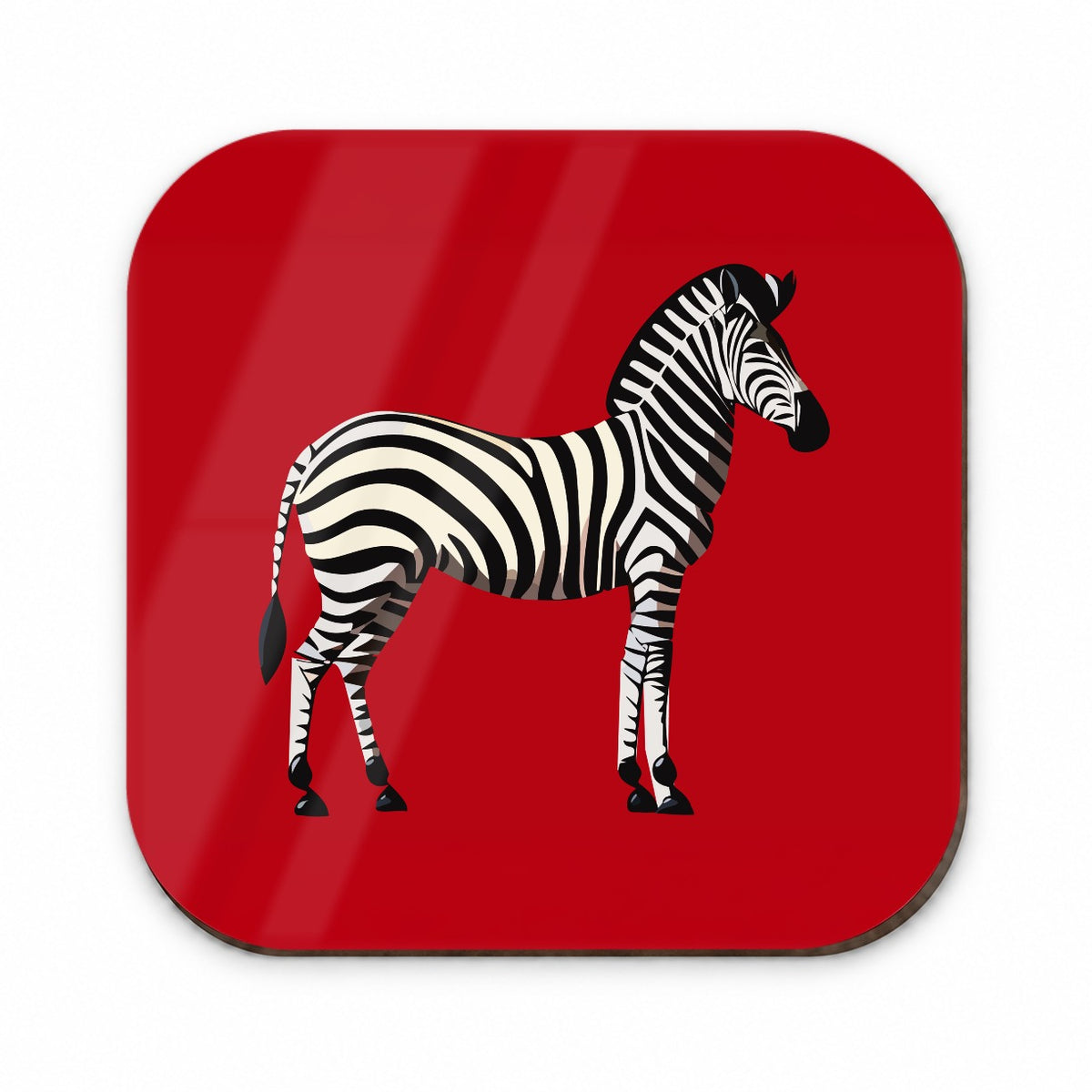 Zebra Standing Profile Fridge Magnet