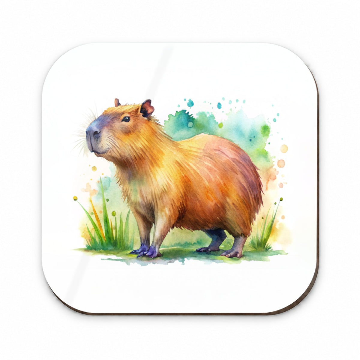 Capybara Watercolor Fridge Magnet