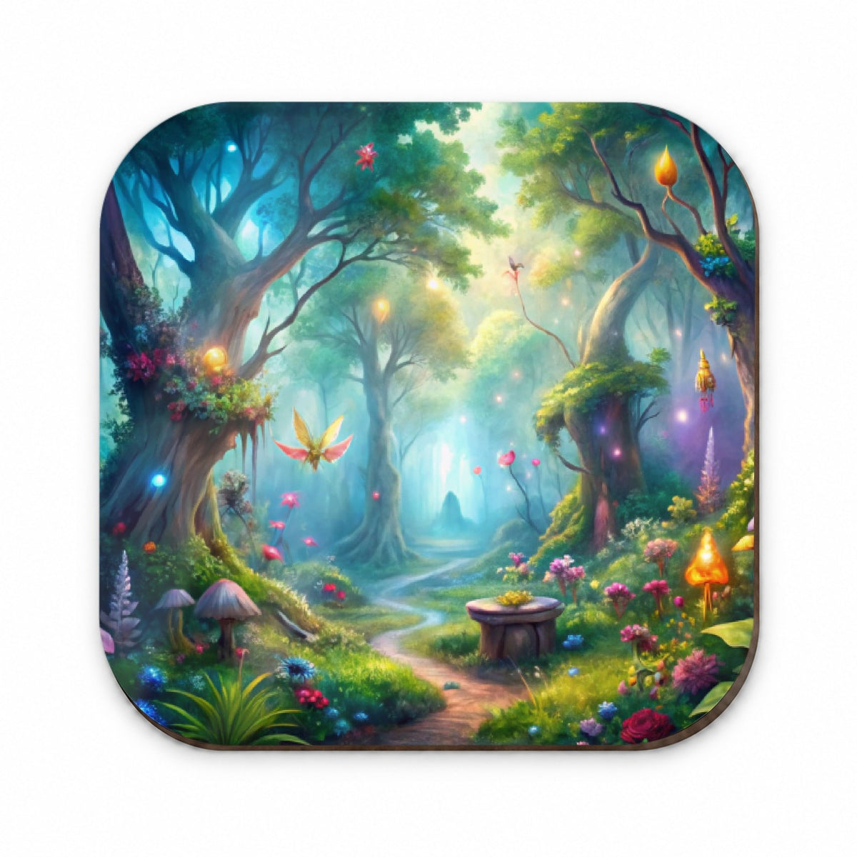 Fairy Forest Fantasy Watercolor Beautiful Fridge Magnet