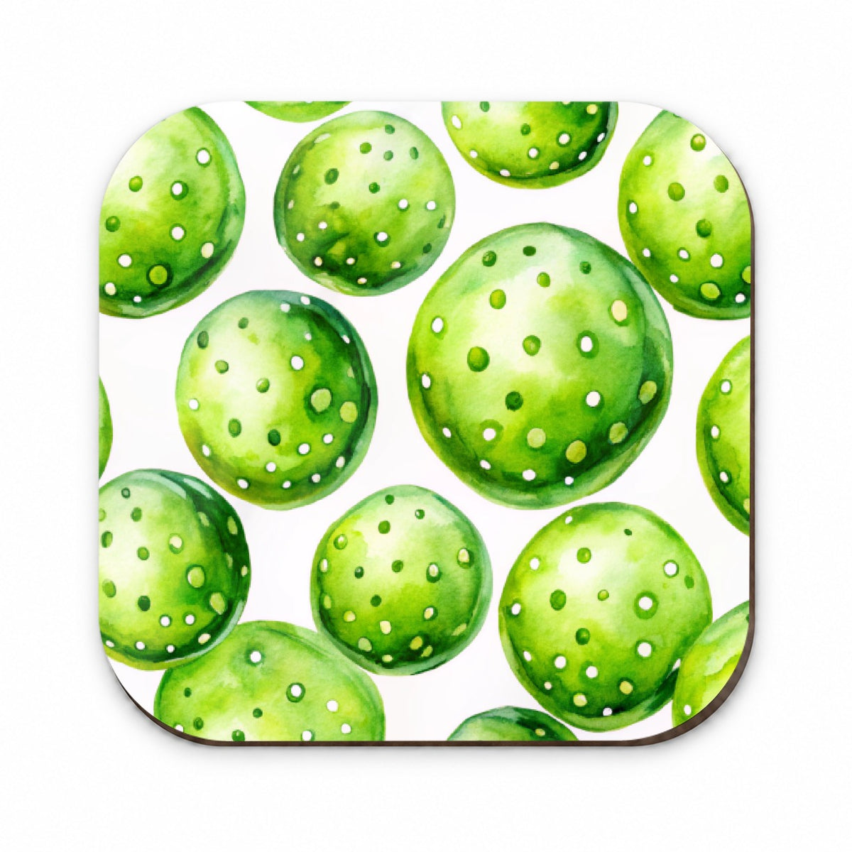 Fluorescent Green Pickleballs Fridge Magnet