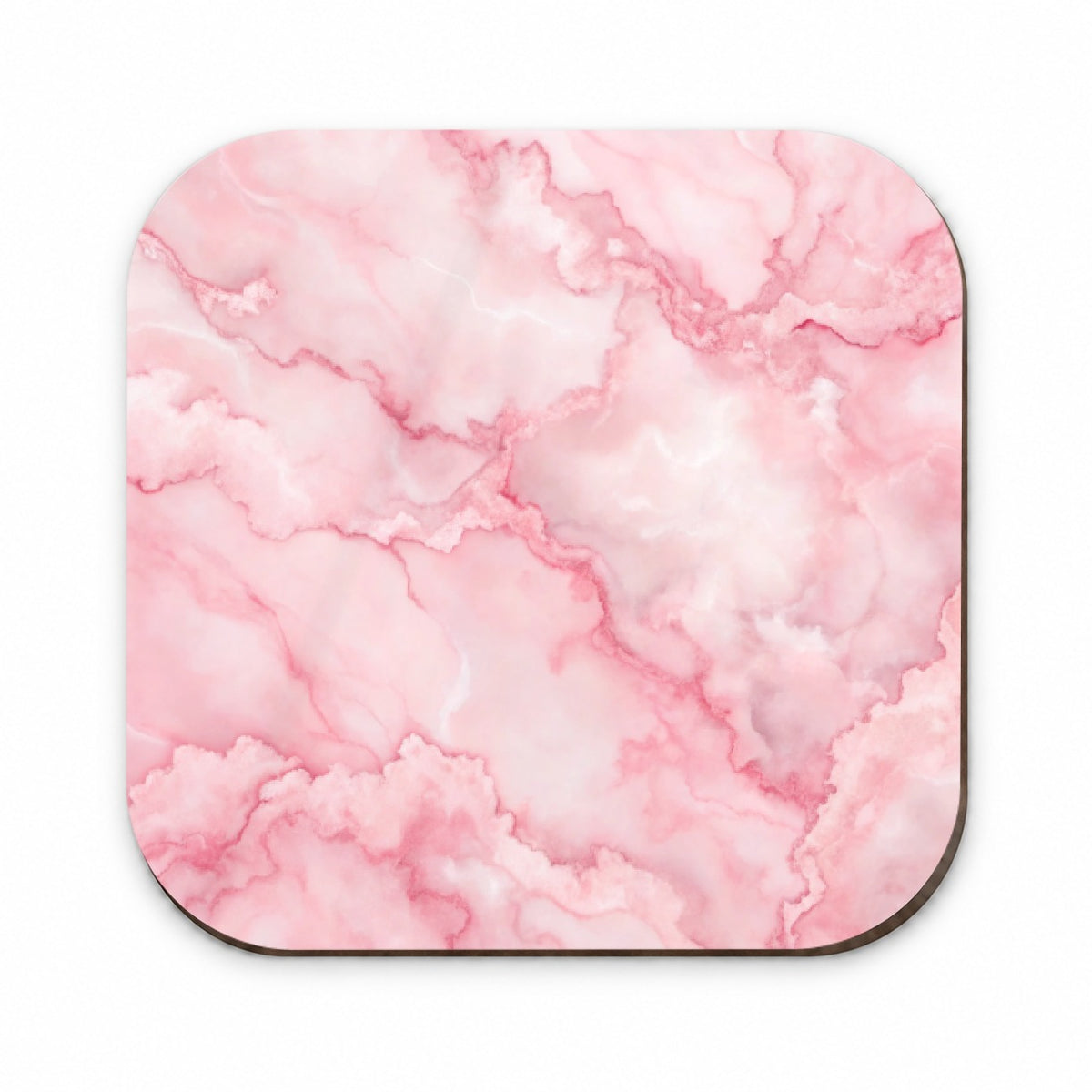 Pink Marble Background Watercolor Fridge Magnet