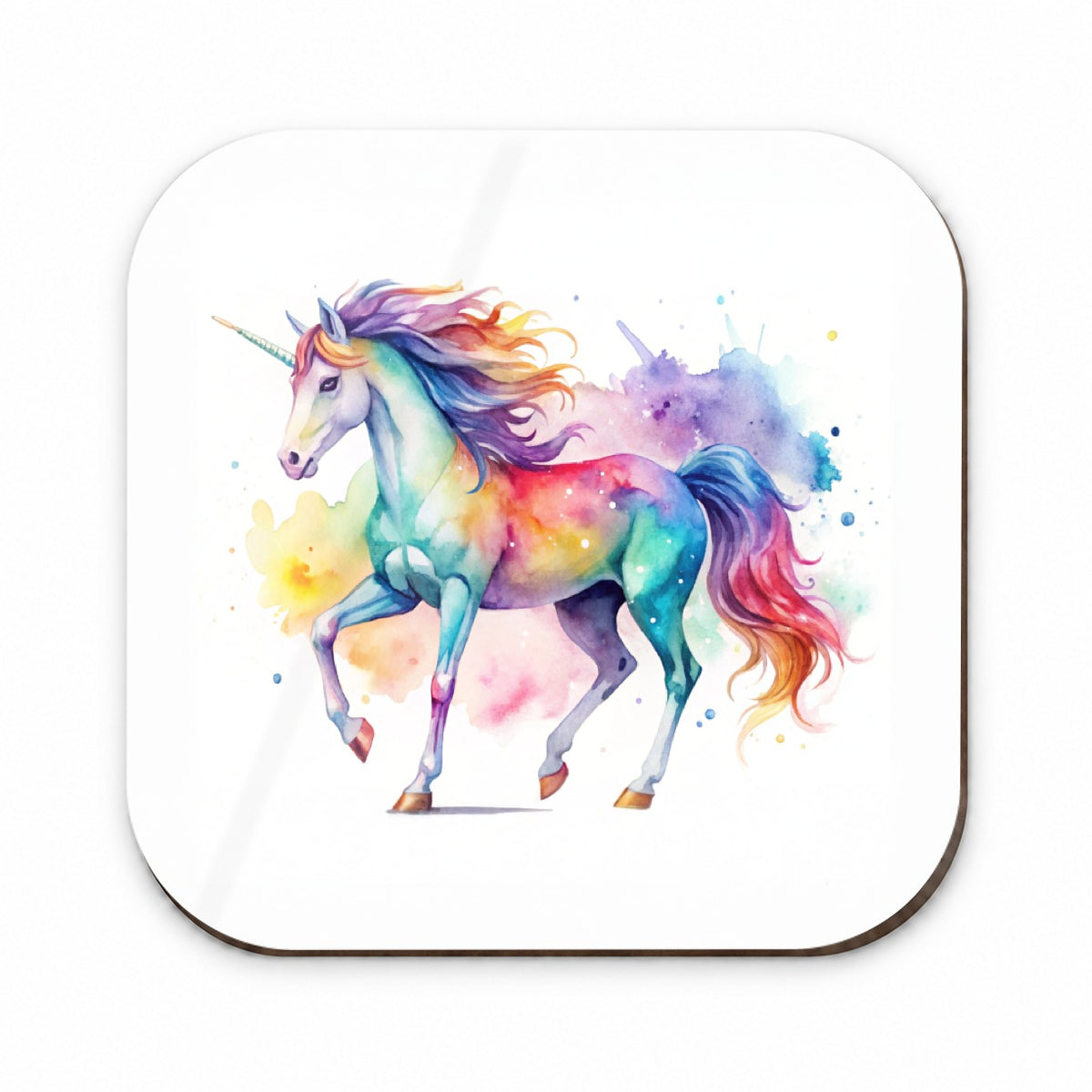 Unicorn Beautiful Watercolor Design Fridge Magnet