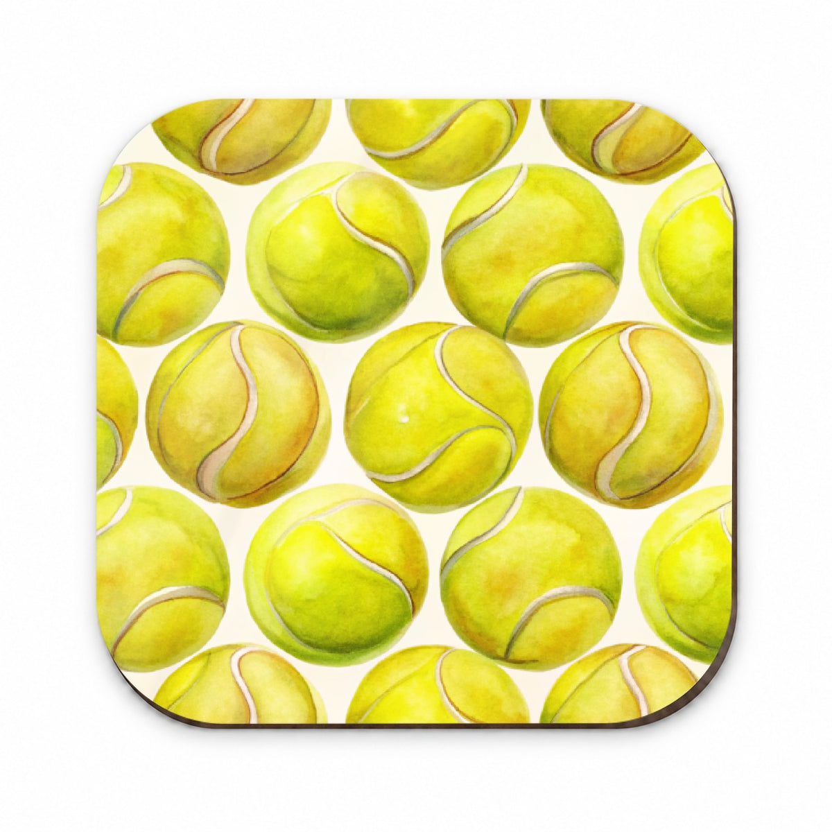 Yellow Tennis Balls Watercolor Fridge Magnet