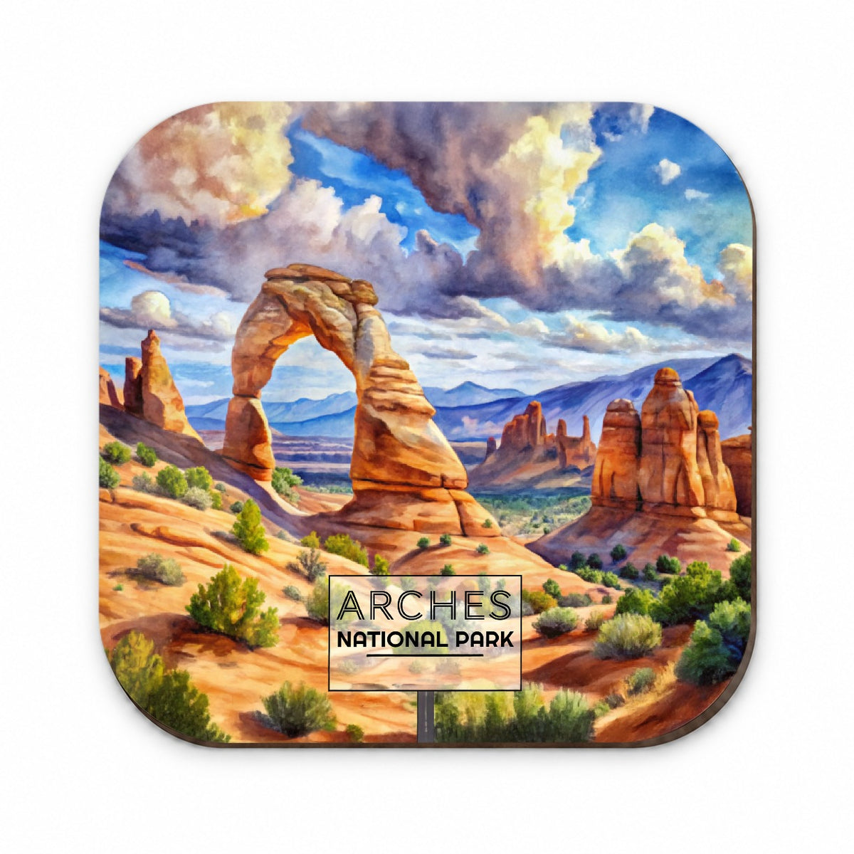 Arches National Park Utah Watercolor Fridge Magnet