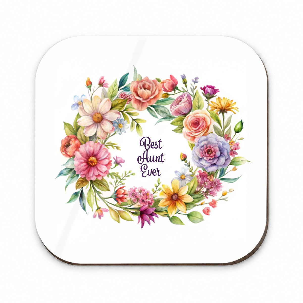 Best Aunt Ever Flowers Fridge Magnet