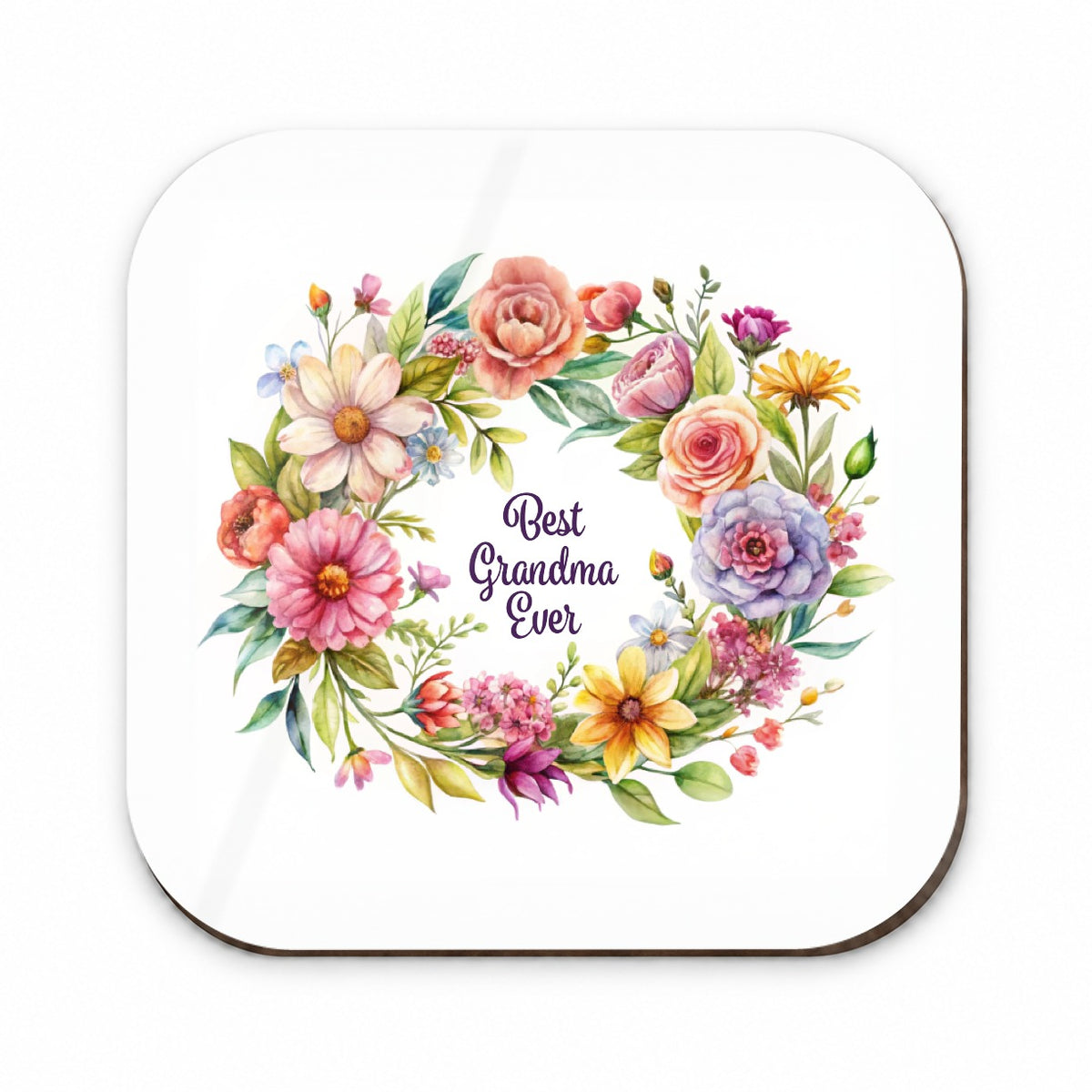 Best Grandma Ever Flowers Fridge Magnet