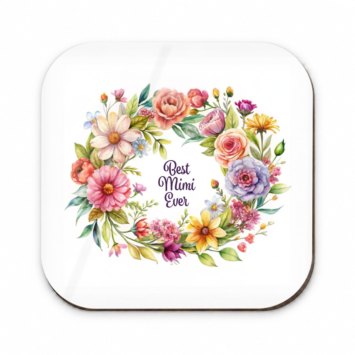 Best Mimi Grandma Ever Flowers Fridge Magnet