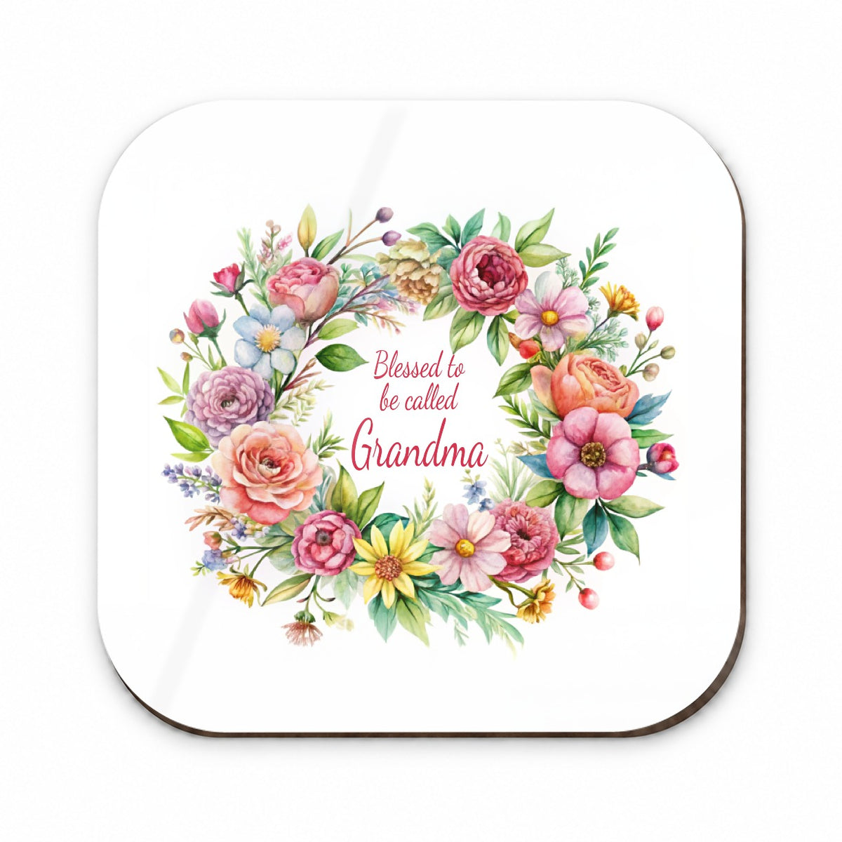 Blessed To Be Called Grandma Flowers Floral Fridge Magnet