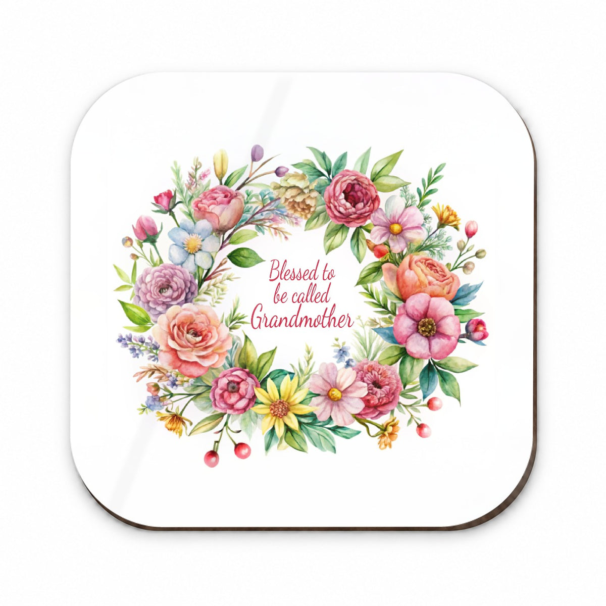 Blessed To Be Called Grandmother Flowers Floral Fridge Magnet