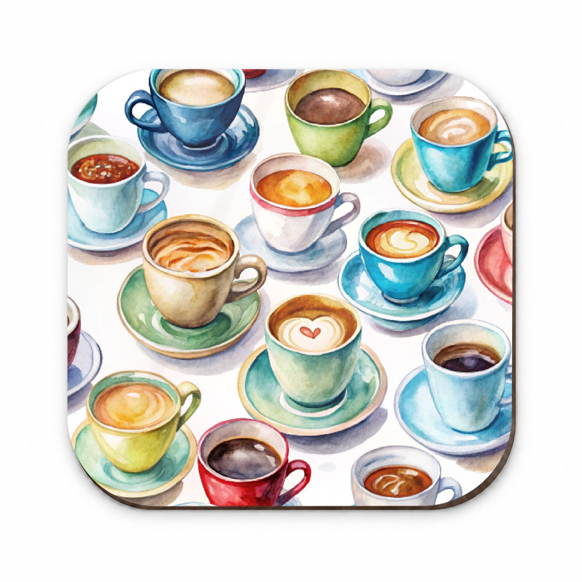 Bunch Of Coffee Cups Fridge Magnet