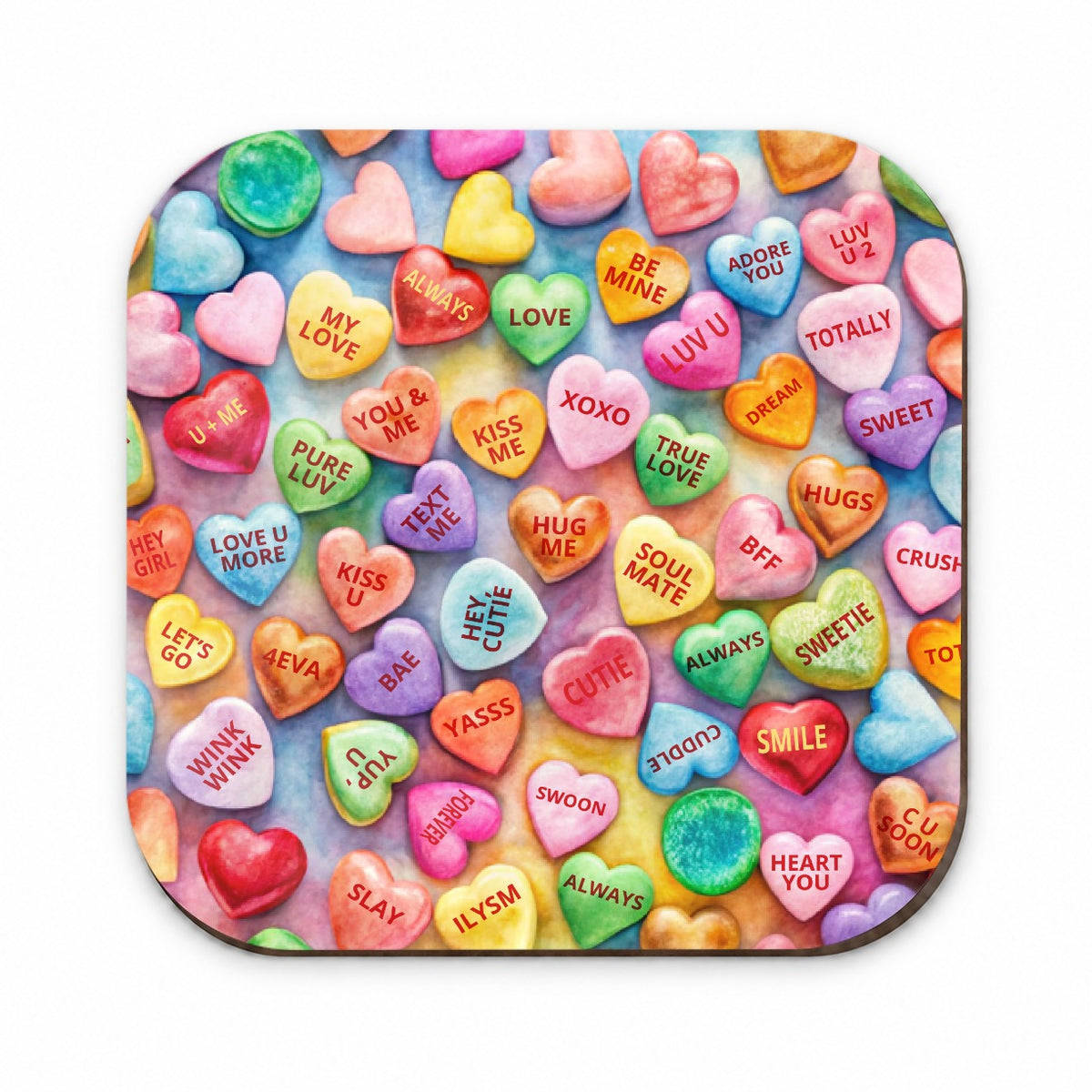 Candy Conversation Hearts Candy Valentine's Day Love Fridge Magnet