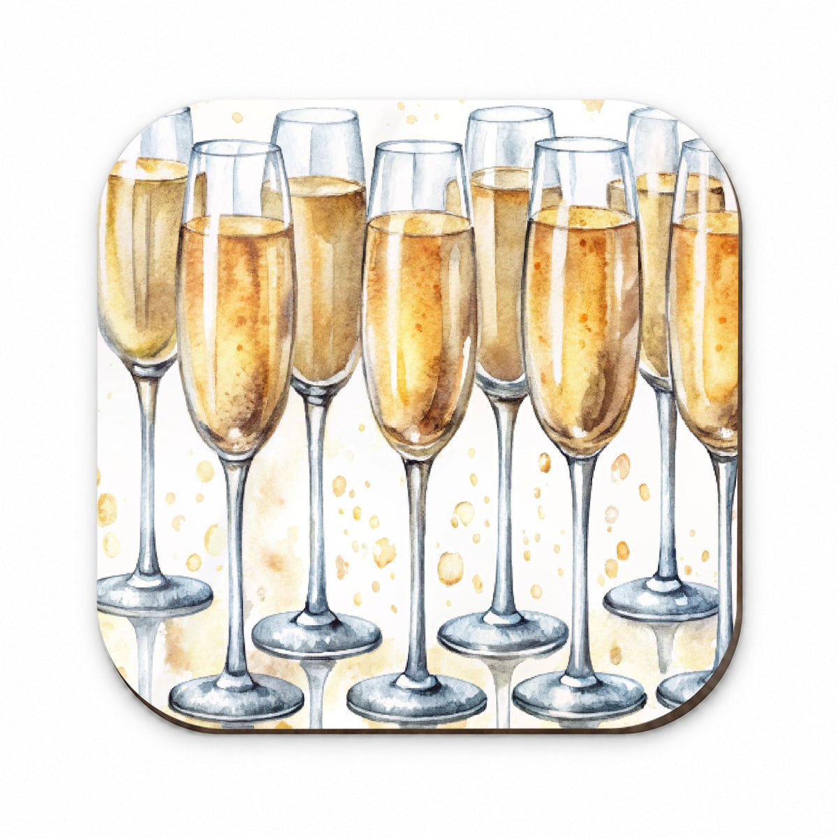 Champagne Glasses Fridge Magnet